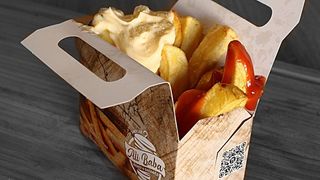 Пържени картофи с кетчуп и майонеза (200г)