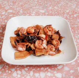 Ternera Con Bambú Y Setas Chinas