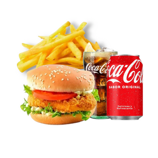 Menú Hamburguesas de Pollo 