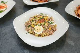 Massa com Atum e Alho