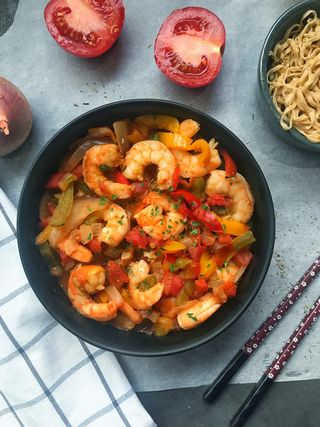 crevette à la provençale