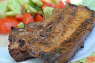 Piept porc la gratar