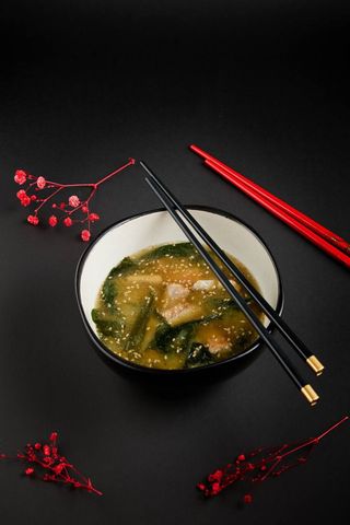 Мисо суп с копченым угрем/ Miso soup țipar afumat