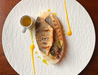 Biban, sos mango si orez basmati