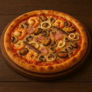 Pizza Cuatro Estaciones (33 Cm.)