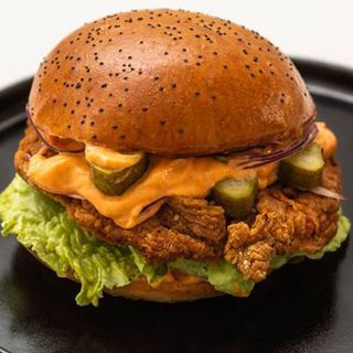 Kick-Ass Fried Chicken Burger