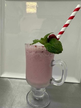 Smoothie truskawkowo-waniliowe