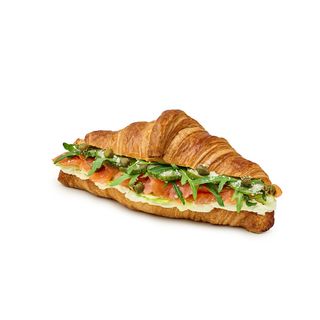 Croissant Francuski Z Łososiem i Kaparami