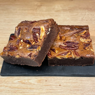 Mi-Cuit Pecan Brownie