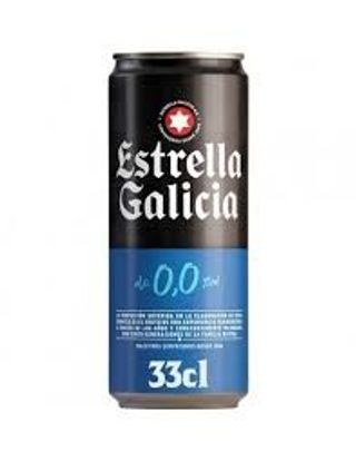 Cerveza Estrella Galicia 0.0 lata (330 Ml.)