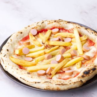 Wurstel e patatine fritte
