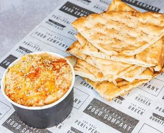 Moutabal (Hummus de Berenjena) con Pita