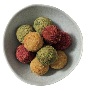 Cuoppo di polpettine vegetariane fritte