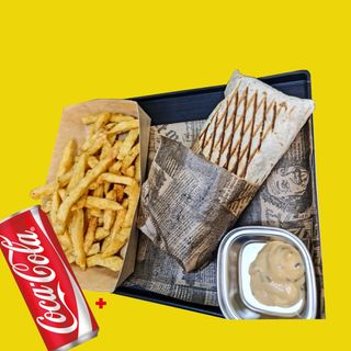 Tacos Viande Hachée + Boisson Coca Cola 25cl au choix