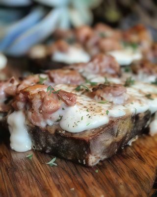 Bruschetta Mascarpone E Salsiccia