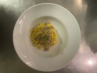 Tagliatelle al ragù di coniglio e rosmarino