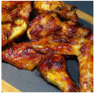 Alitas de pollo con bbq (10 uds.)