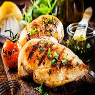 Grilled chicken steak