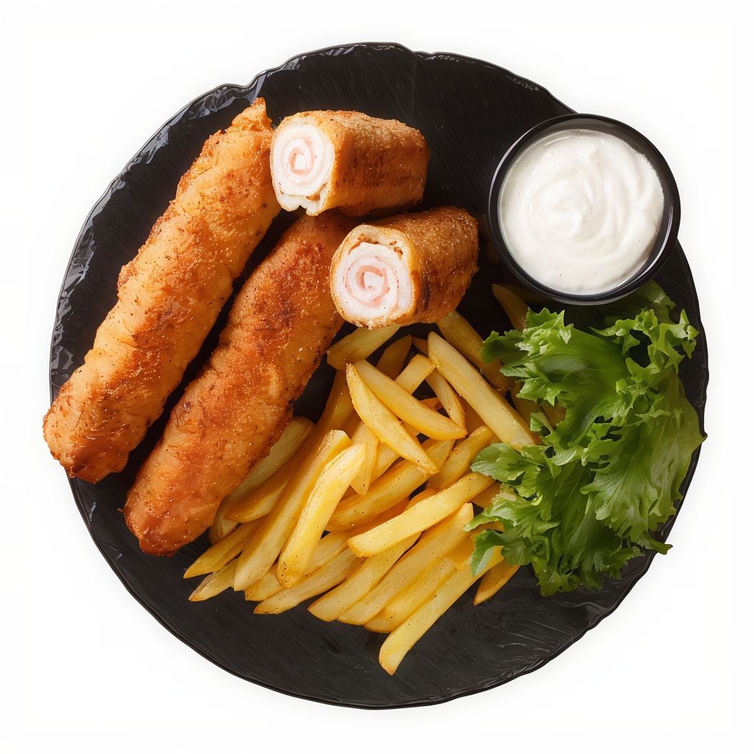 Flamequín De Pollo Y Queso