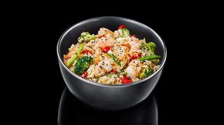 Рис з креветками