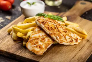 Piept de pui marinat la grătar