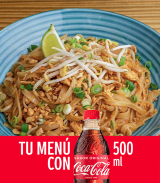Combo Coca Cola / Pad thai Original con Pollo