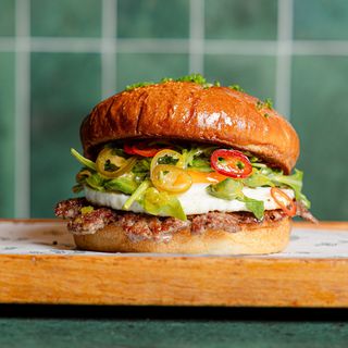 Sausage smash burger