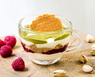 TAZZA PISTACCHIO E LAMPONE