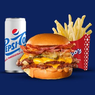 Meniu Double bacon cheeseburger