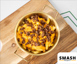 Batata Frita Com Cheddar e Bacon