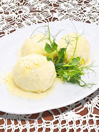 Kluski ze szpinakiem