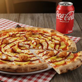 Barbecue + bevanda lattina 33 cl