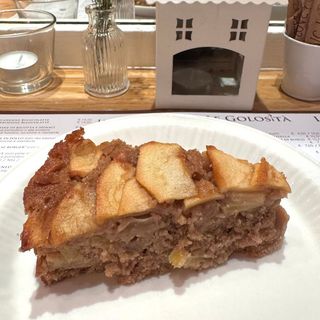 TORTA MELA E CANNELLA VEGANA - FETTA 