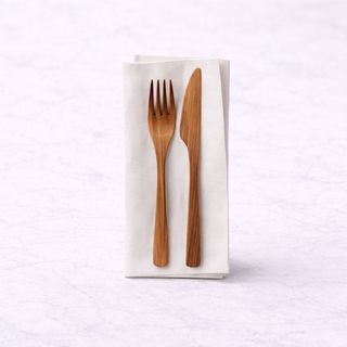 Kit di posate: forchetta, coltello e tovagliolo