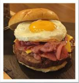 Hamburguesa Lujuria De Pollo con patatas fritas