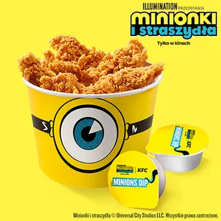 Minionki Kubełek 10 Strips z Sosami