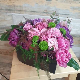 Cutie cu flori Inima