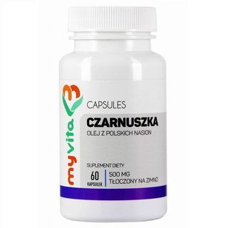 Olej z czarnuszki 500mg 60 kapsułek MyVita