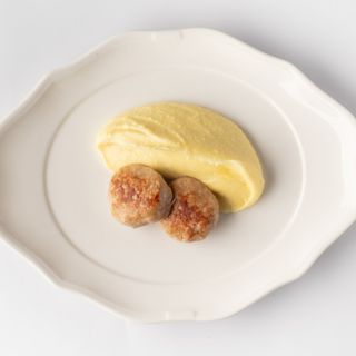 Куриные котлетки с пюре