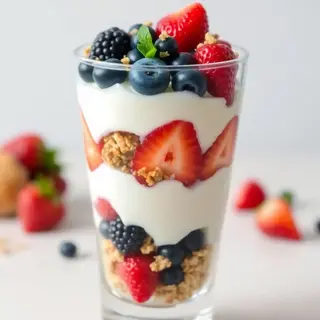 Classic parfait without syrup