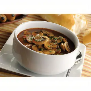 16.Sopa De Pollo Con Champiñones