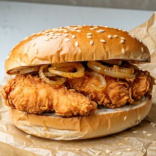 09 Chicken special burger menù