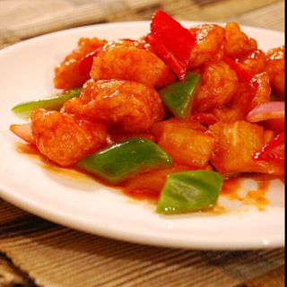 Gamberi in salsa agrodolce