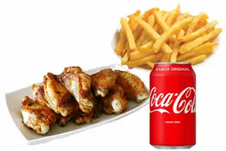 Menú 8(Alitas de Pollo)