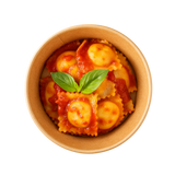 Ravioles de ricotta y espinaca