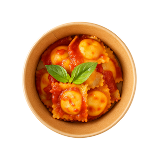 Ravioles de ricotta y espinaca