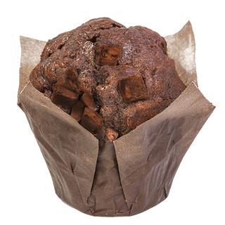 Мъфин троен шоколад с пълнеж (115г)