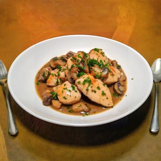 Mushroom Viande Au Poulet