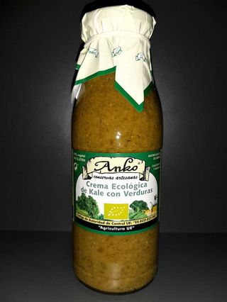 Crema Ecológica De Kale Con Verduras