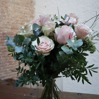 Ramo 12 rosas rosas san Valentín